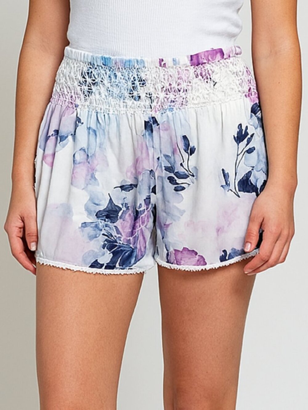 INDIGO‎ Reign Floral Water Color Shorts